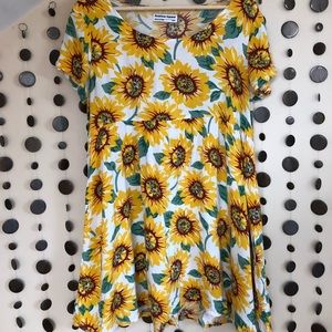 American Apparel floral babydoll dress